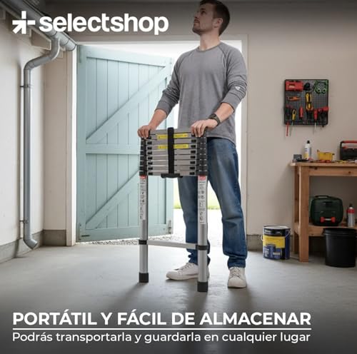 Lista de Escaleras de Aluminio en Bodega Aurrera para comprar hoy. 11 Escaleras de Aluminio en Bodega Aurrera marca SELECTSHOP (3)