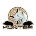 Raptor Hunting Solutions Adesivo Auto 16 cm х 12 cm Dogo Argentino Cane da Caccia Auto in Vinile