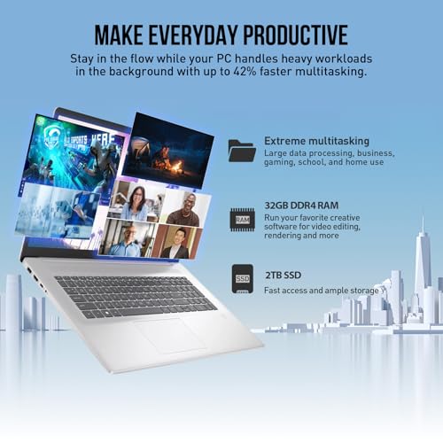 Laptop HP 17.3 pulgadas táctil i7 32GB 1TB SSD Windows 11 Pro miniatura 6