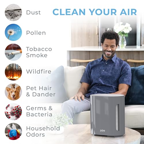 Pure Enrichment Purezone Air Purifier For Bedroom & Living Room, 4-Stage Filtration & Uv-C Light, H13 Hepa Filter Helps Remove Bacteria, Pet Hair Dander, Allergens thumb #1