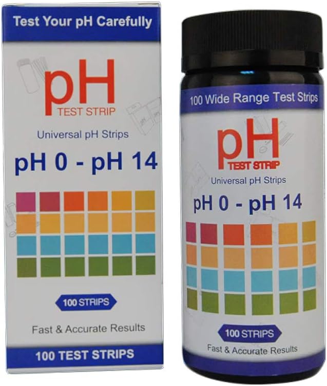UTDKLPBXAQ Soil Ph Test Kit(0-14 Range), Soil Testing Strips, 100 Tests Soil Ph Strips for Testing Soil, Garden Soil and Home, Lawn, Farm, Outdoor and Indoor Plants