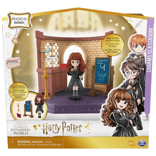 Wizarding World Harry Potter, Magical Minis Charms Classroom with Exclusive Hermione Granger Figure and Accessories, Kids Toys for Ages 5 and up by Wizarding World - Image 2