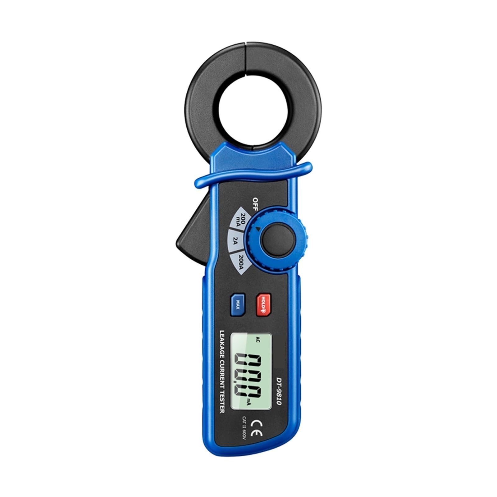 Pinza amperimétrica digital, Mini Medidor De Fugas Abrazadera Corriente CA, Prueba CEM9810