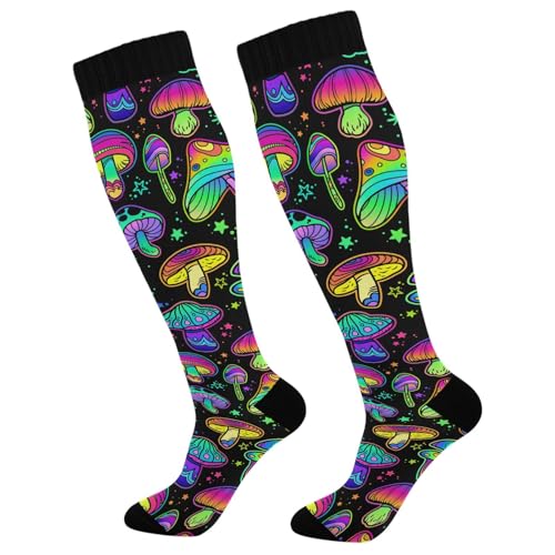 Image of Compression Socks for Women & Men, Knee High Socks for Circulation Medical Running Athletic Nurse Travel