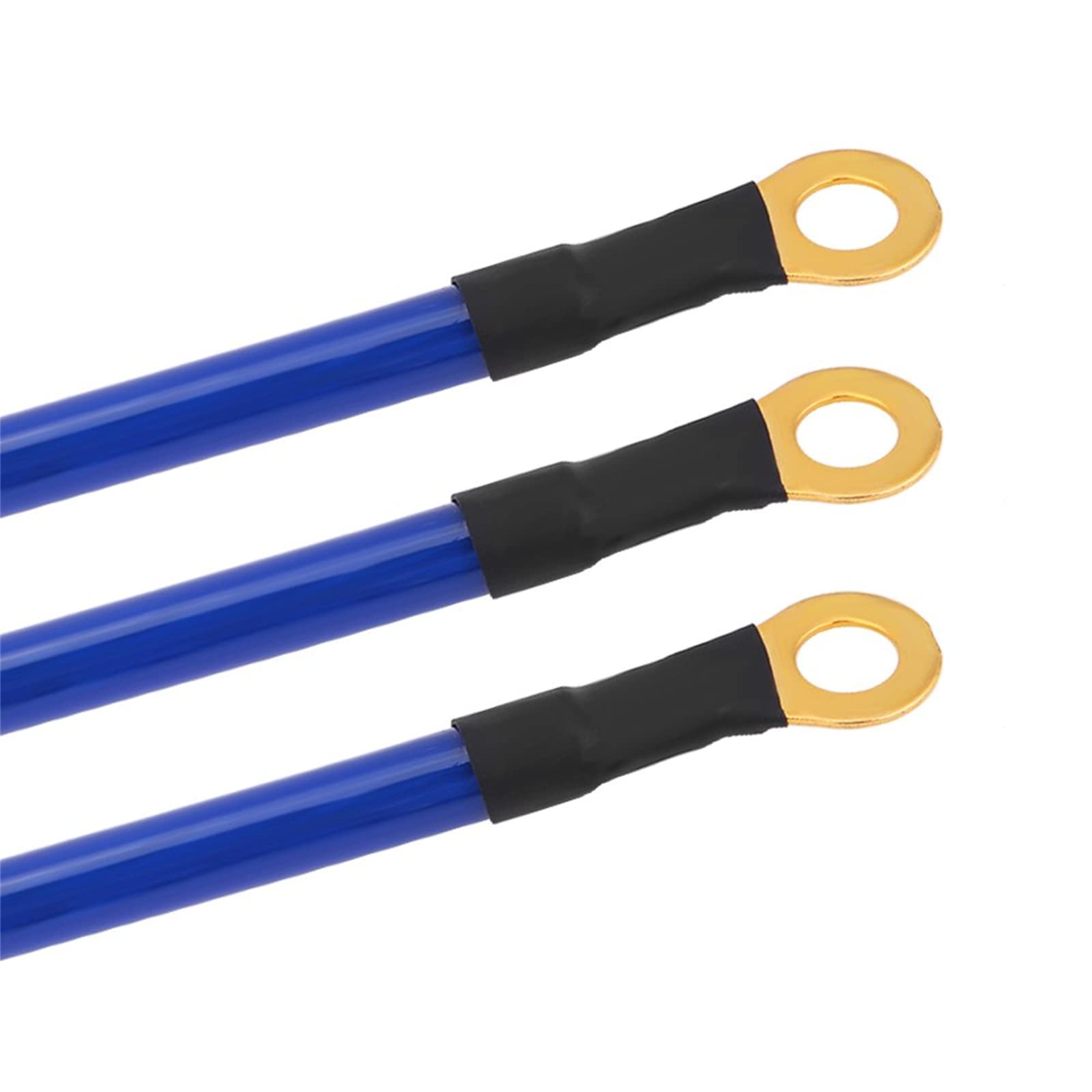 WANGCL Kit di messa a terra auto, sistema di cavi di terra auto universale a 5 punti, kit di cavi di messa a terra - blu