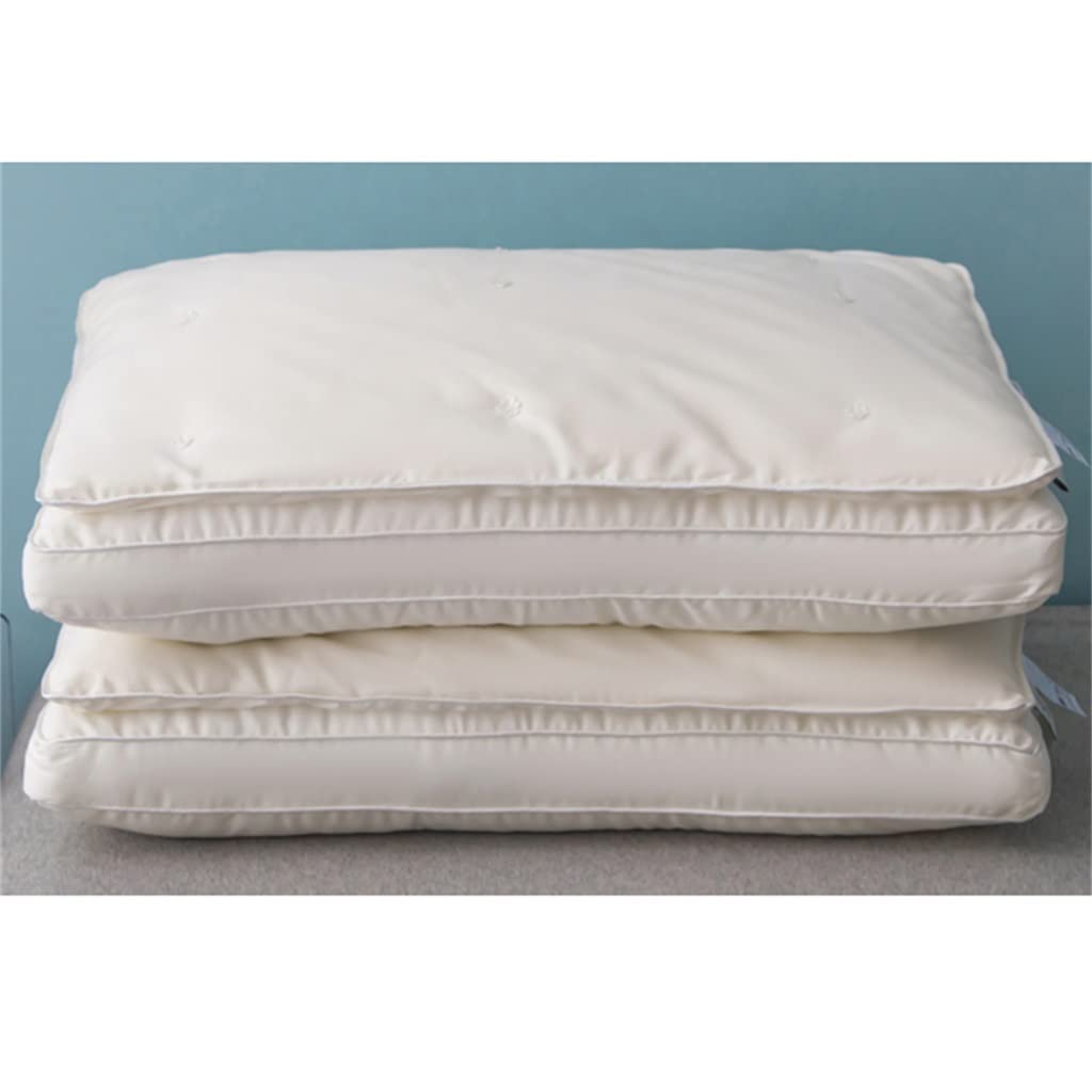 Pillow Comfortable Solid Color Neck Protector Sleeping Pillows for Home Bedroom