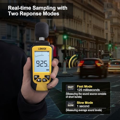 Lonvox LSM100-1 Decibel Meter, Lonvox Sound Level Meter thumb #4