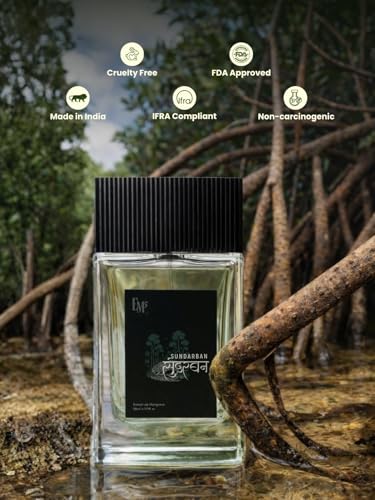 Image of EM5 Sundarban | Green, Wet Earthy, Vetiver | Extrait de Parfum for Men and Women | Long Lasting Niche Perfume with Natural Essential Oils | Luxury Perfume Gift for Him & Her | 50ml
