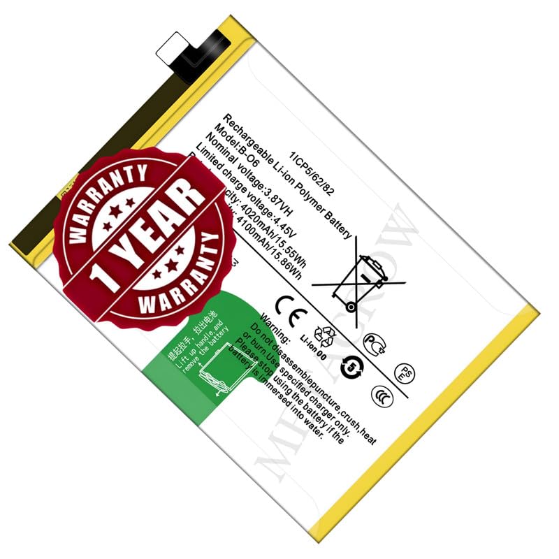 Image of Original B-O6 Battery Compatible for Vivo V20 SE (V2022, V2023) - (4100mAh) - 1 Year Warranty JK1