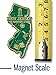 New Jersey Small State Magnet by Classic Magnets, 1.3
