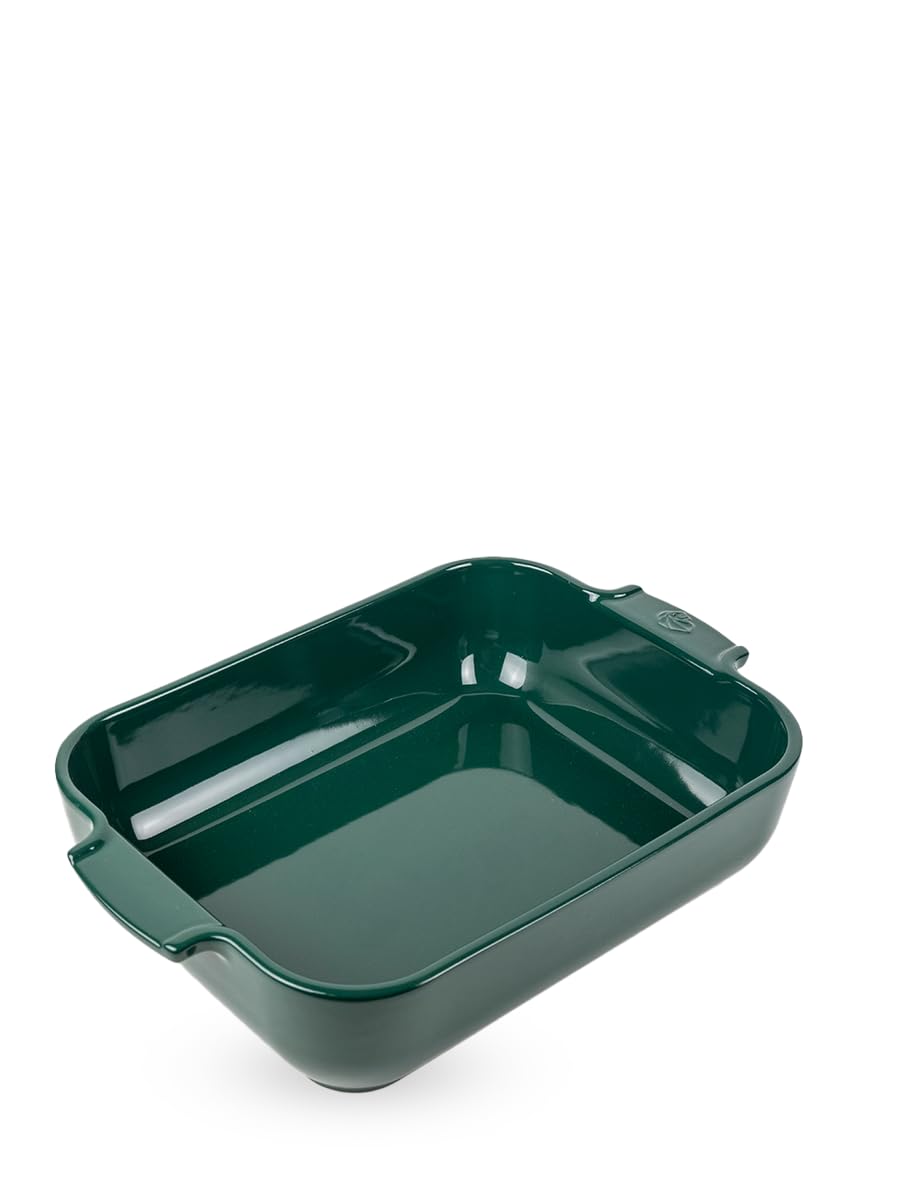 Appolia Plat four rectangulaire 32 cm vert forêt