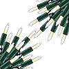 Warm White Christmas Lights, 2 Pack Total 40FT 200 Count Incandescent Christmas Mini Tree String Lights, Waterproof Christmas Decorations for Outdoor Indoor Xmas Patio Home Party Garden Yard Decor