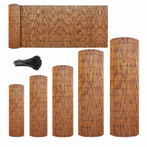 Seto Artificial Ocultación Jardín Bambu Marca Bliajkswyr