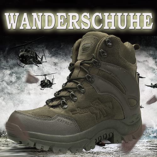 Laarzen voor heren, tactische militaire laarzen, army combat boots, patrol tactische inzetlaarzen met ritssluiting, slijtvast, antislip, outdoor, trekkingschoenen - Image 4