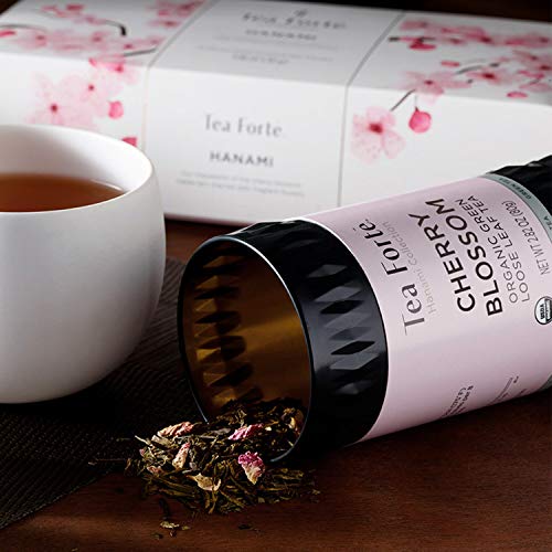 Tea Forté Hanami - Té verde orgánico y hojas enteras - Caja de aluminio 80 - Imagen 7