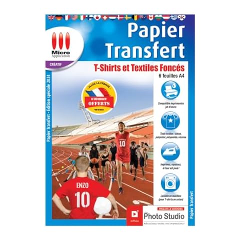 Papier Transfert T-Shirt Micro Application Cover