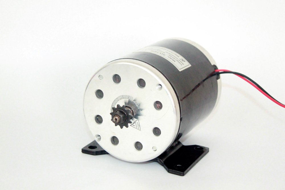 L-faster 500W Electric Motorcycle Motor Kit Use 25H Chain Drive High Speed Electric Scooter Replacement Electric Karting Conversion kit (24V Twist kit)