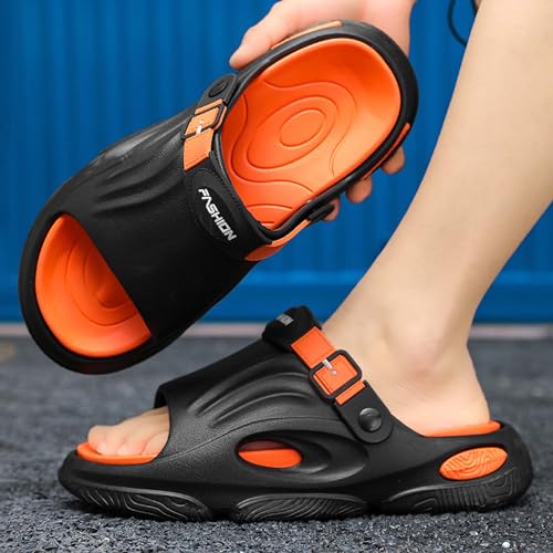 Men's Shallow Mouth Wide Casual Garden Shoes, Comfortable Swimming Pool Walking Shoes, Classic Lightweight Comfortable Beach Wading Shoes3