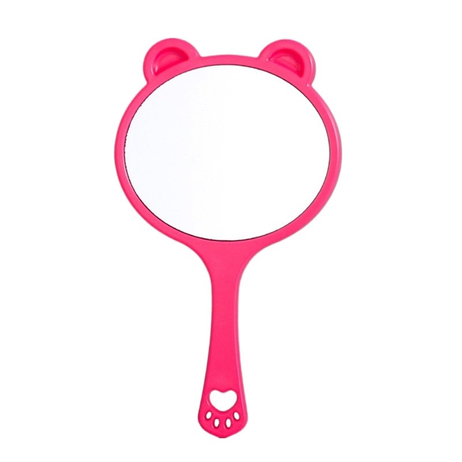 IULGFSC Handheld mirror， Square Vanity With Handle Hand Compact Mirrors Cosmetic Mirror