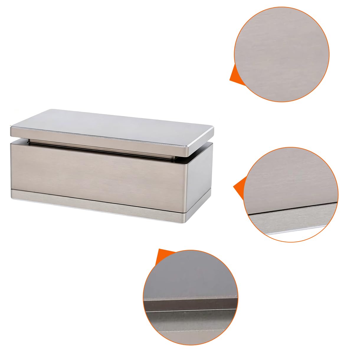Huba Kolophonium-Vorpressform, 2 "x4" Aluminium rechteckige Vordruckplatte für Kolophonium-Extraktion, langlebige wiederverwendbare Vorpressform