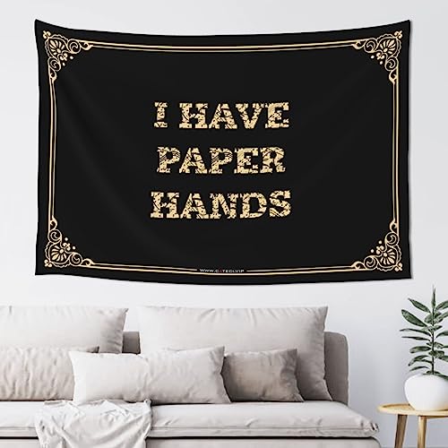 �j�̎q�̕����̑��� �e�B�[���G�C�W���[ I Have Paper Hands�^�y�X�g���[ �Q�� �K���[�W�A�N�Z�T���[ �j���̓��A(75X100cm)
