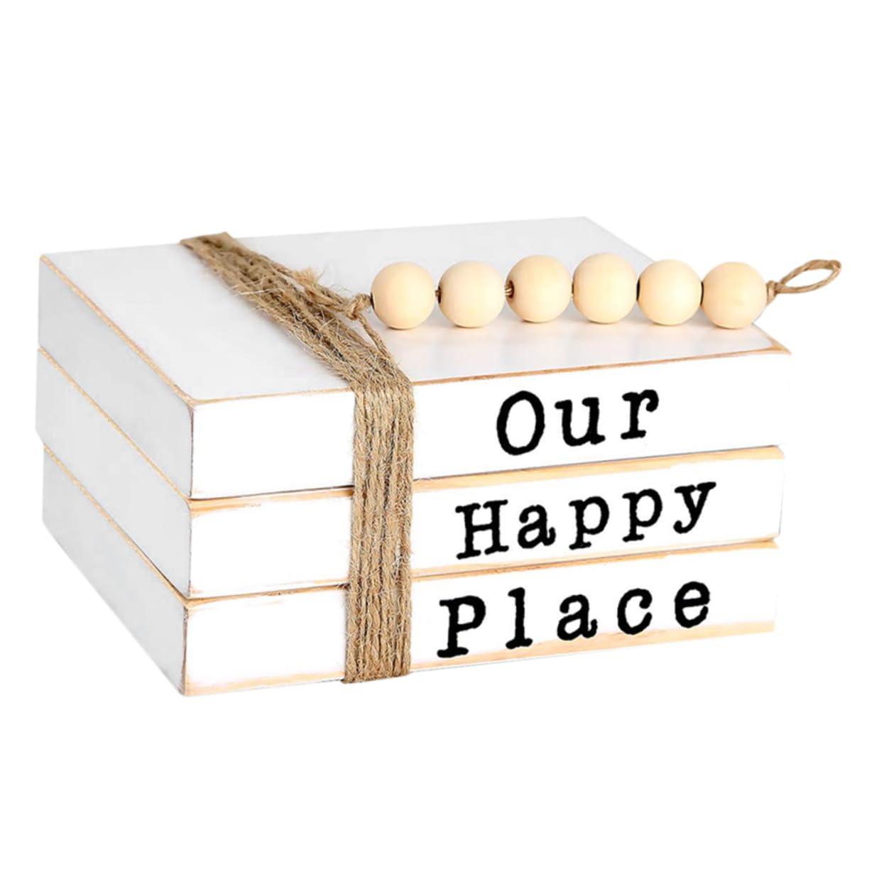 Hemoton Retro Style Fake Book Wood Decorative Book Model for Room Desk Bookshelf Decor