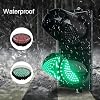 CHRISK Traffic Light, 200Mm(8 Inch) LED Traffic Lights,2 Light Red/Green, Industrial Loading Dock Bay Light, Outdoor, Traffic Light Controller