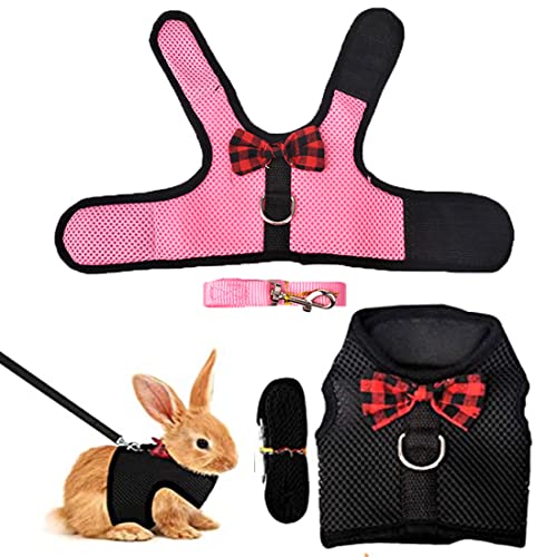 Meerschweinchen & Kaninchen-Kleidung – Weiches Geschirr Mit Leine, Hut, Tasche & Brosche Für Kleine Haustiere