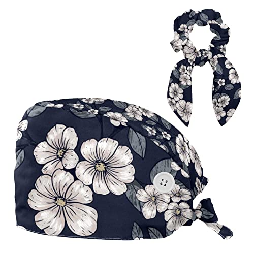 Bonnet bouffant avec élastique cheveux bandeau anti-transpiration