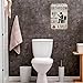 Vintage Metal Tin Sign 8X12inch-This Is A Bathroom Not An Internet Cafe & Split Wall Art Decor For Home Farmhouse Washroom Bathroom Gift