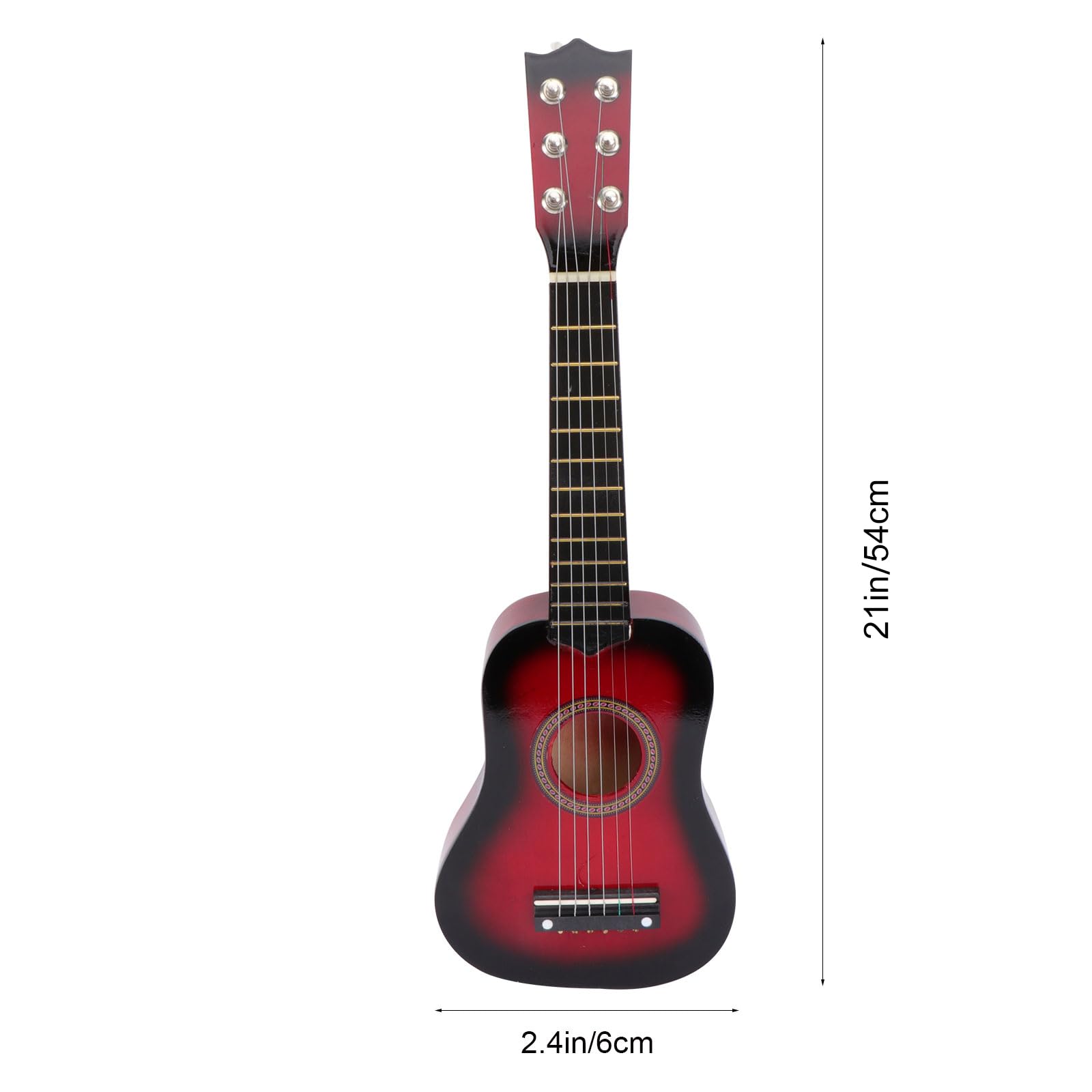 Vaguelly 21 Inch Acoustic Guitar for Kids Portable Wooden Musical Instrument Small Size Junior Guitar for Children Age 7 and up - Image 2