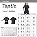 TopTie Women's Chef Coat With Contrast Piping Short Sleeve Chef Jacket