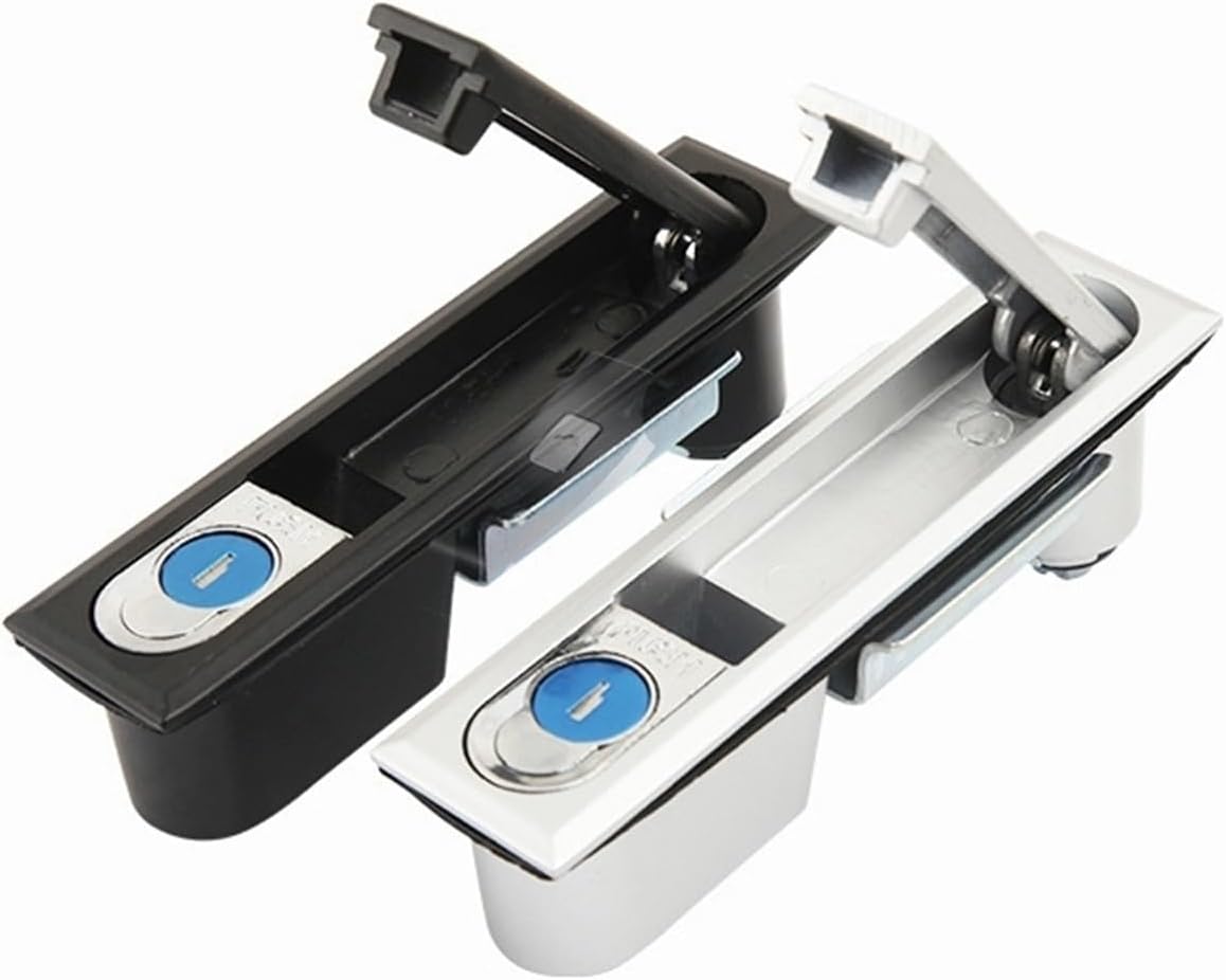 Zinc Alloy Door Lock Electric Cinet Switch Control Push Button Panel MS818 1Pcs(Bright Chrome,Aluminum Alloy)