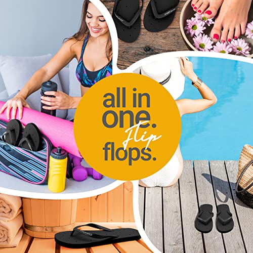 Image of Shower Shoez Women's Non-Slip Pool Dorm Water Sandals Flip Flops