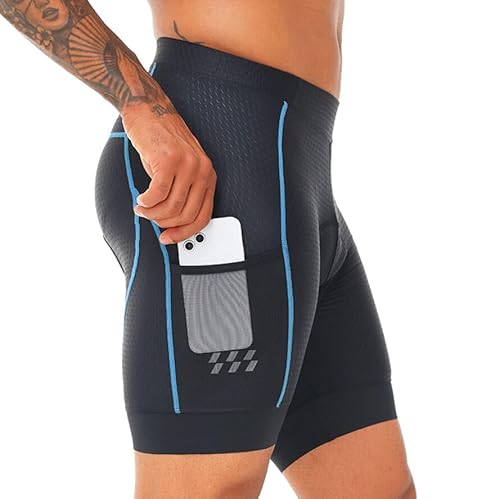 Men's Padded Cycling Underwear 4D Chamois With Silicone