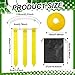 Janmercy Flag Football Set, 24 Player Football Belts Set for Adult Youth, Include 24 Belt, 72 Flags and 18 Cones with 1 Carrying Bag for Teens Outdoor Training(Red, Yellow)