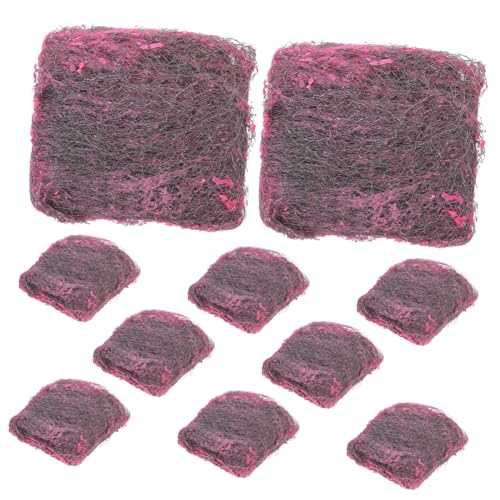 UKCOCO Paquete de 10 Unidades Estropajos Acero Inoxidable Resistentes para Limpieza Utensilios Cocina Baño Multipropósito Quitar Grasa Suciedad Fácil Enjuague Reutilizables