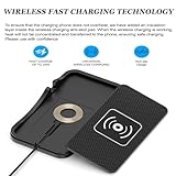 POIBNZ 2-in-1 Car Charging Pad for BMW i4 2021–2025 Electric Gran Coupe, Multifunctional Car Charger and Phone Holder, Anti-slip Fast Charging Car Phone Charging Station, B 1m Long Type-c Port - Image 4