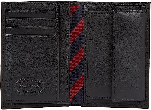 Tommy Hilfiger Uomo Portafoglio Johnson con Scomparto Monete, Nero (Black), Taglia Unica - Immagine 2