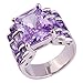 Psiroy 925 Sterling Silver Created Tourmaline Filled Knuckle Wide Band Ring