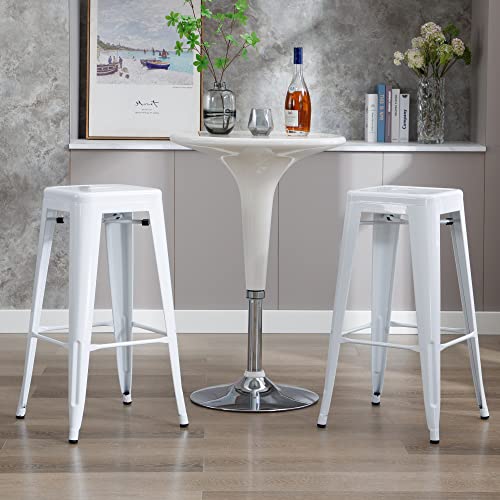 Duhome 1 Sgabello da bar in metallo nero