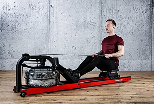 FUEL FITNESS Rudergerät RG700 by Fluid Rower, Wasserrudergerät für Zuhause mit 4-Fach regulierbaren Widerstand… – Bild 4