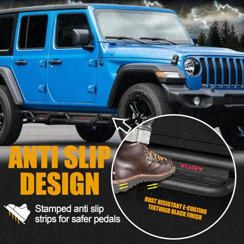 Estribos para Jeep Wrangler JL 2018-2025 Juego 2 miniatura 5