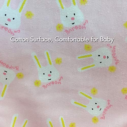 ZARPMA Cotton Seat Covers for IKEA Antilop Highchair ,Cotton Padded, Foldable Baby Highchair Cover for IKEA Child Chair Cushion(Pink)