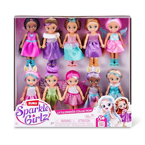 Sparkle Girlz - Set de 10 Muñecas Fantasy 4.7" miniatura 2