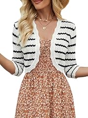 3/4 Sleeve-white Stripes