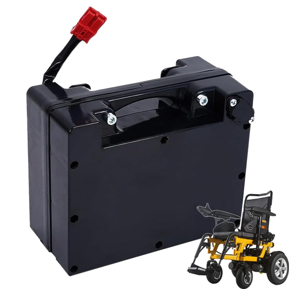 Batería de Litio para Silla de Ruedas eléctrica de 24 V (12 Ah, 18 Ah, 24 Ah y 30 Ah) para Motor de 200 W a 1000 W con Cargador y Placa de protección BMS.