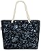 VOID Kohle Grillen Textur Strandtasche Shopper 58x38x16cm 23L XXL Einkaufstasche Tasche Reisetasche Beach Bag
