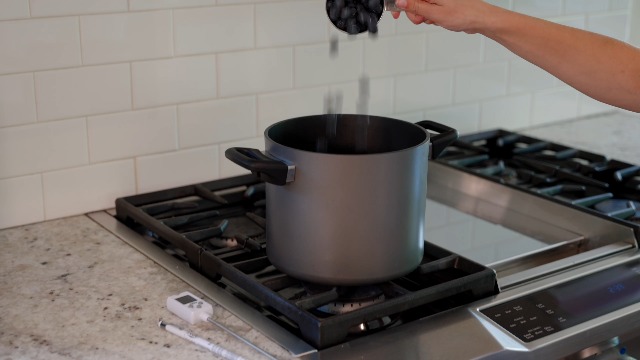 CDN Digital Thermometer Long 8'' Stainless Steel Stem, Adjustable Pot Clip, Preset Candy Stages with Audio/Visual Alerts, Instant Read For Cooking, Deep Frying & Oil - DTC450