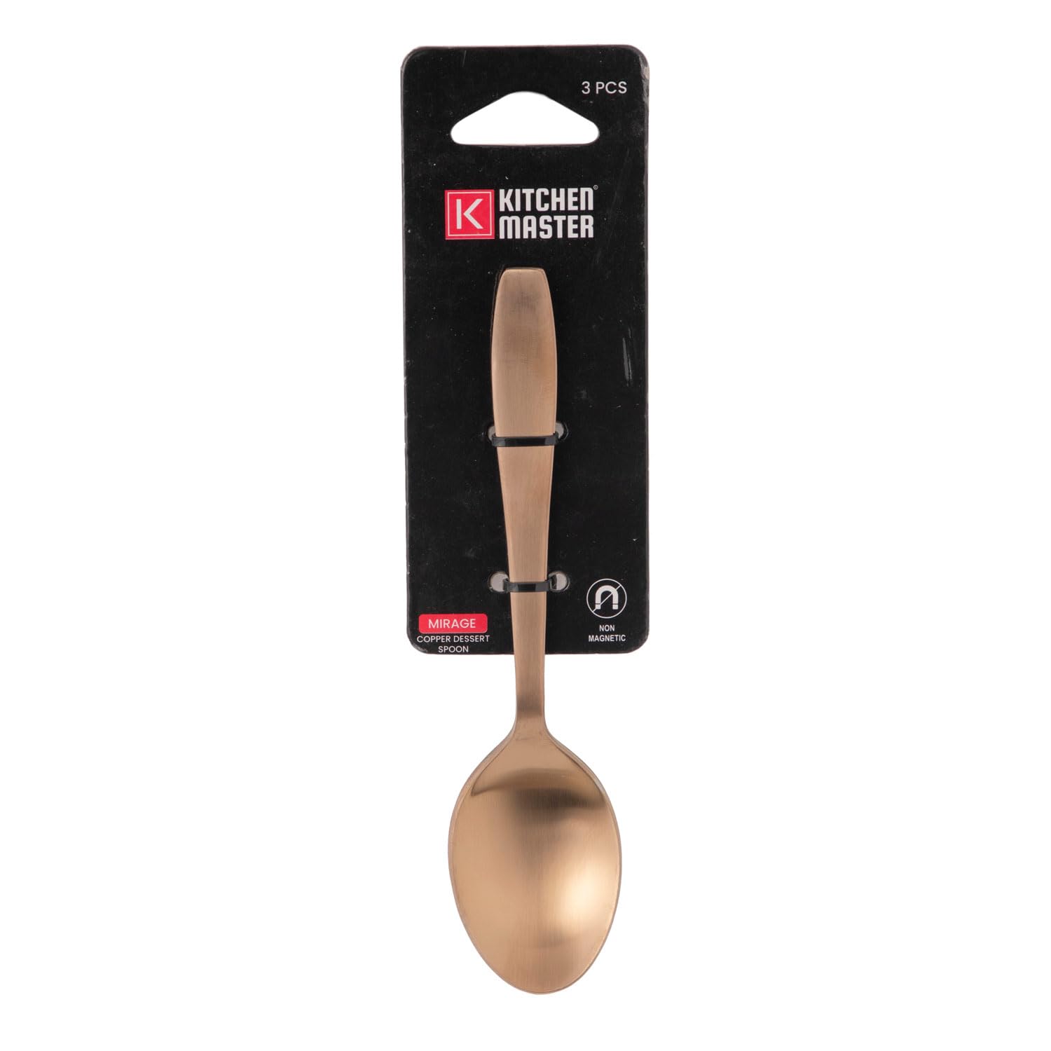 KITCHEN MASTER COPPER DESSERT SPOON 3PC PACK - MIRAGE